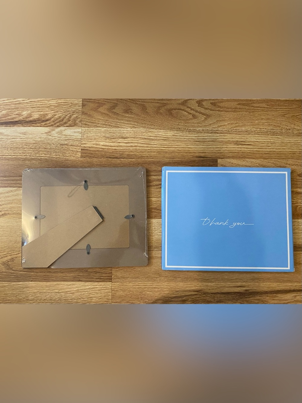 Personalized Mimi Wooden Picture Frame Blue Packaging NWT - Picture 4 of 4